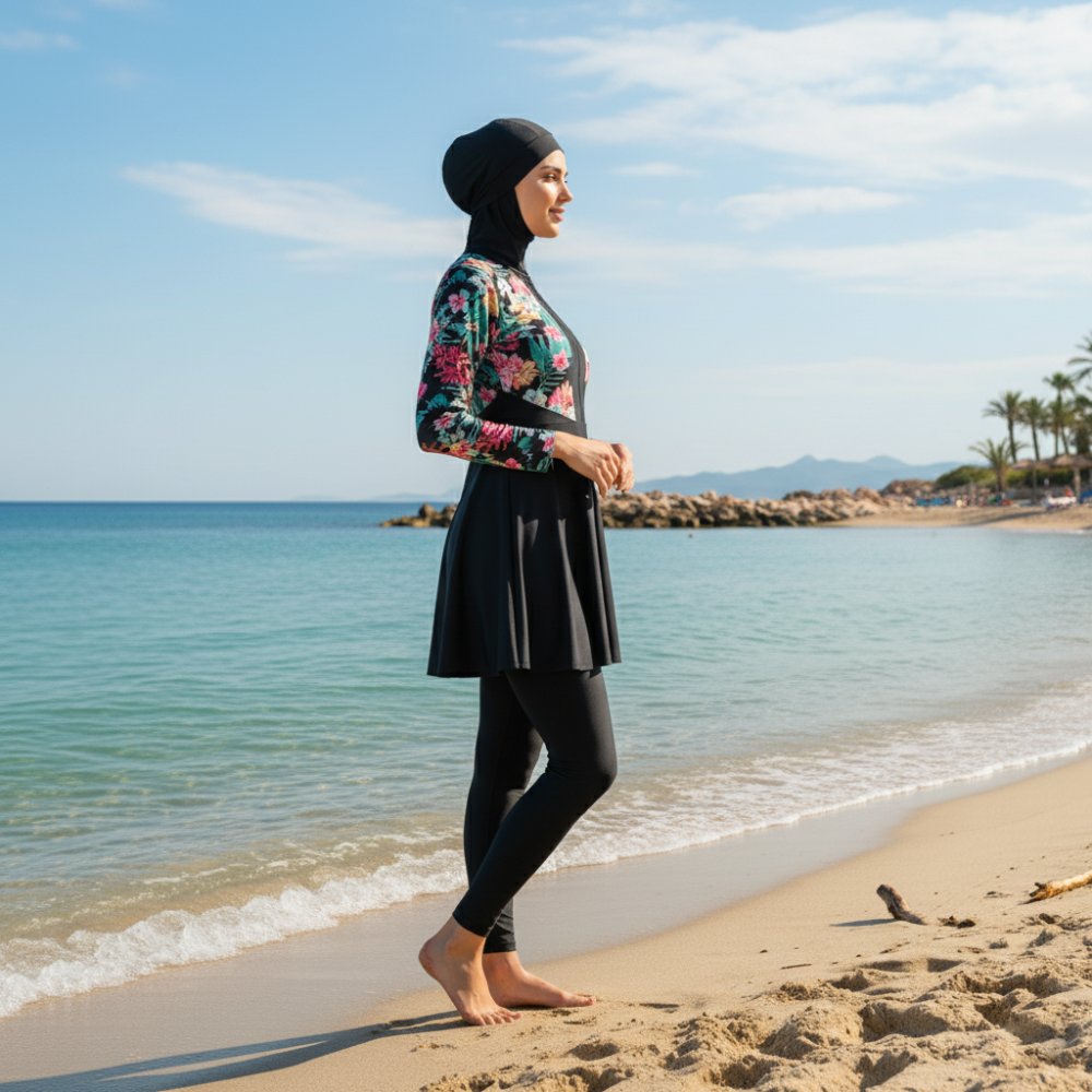 burkini court femme burkini court femme