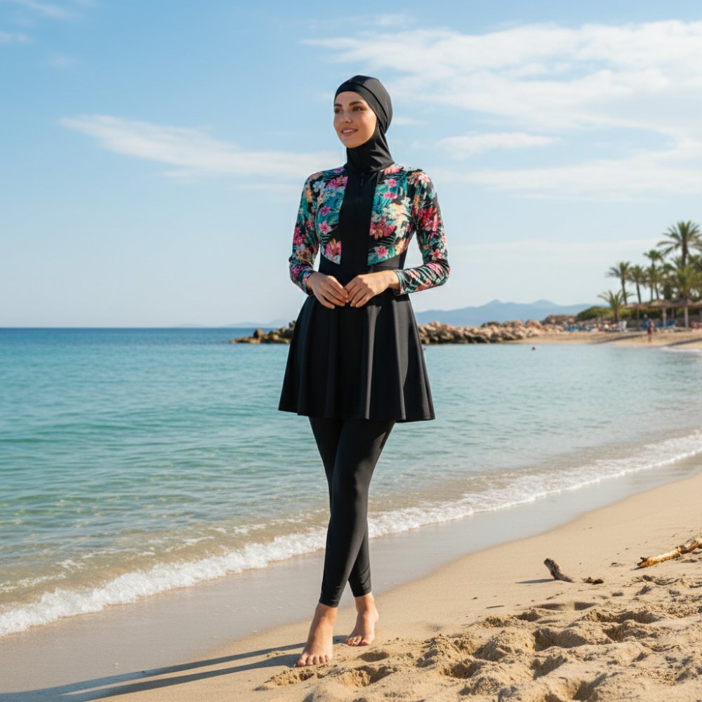 burkini court femme burkini court femme