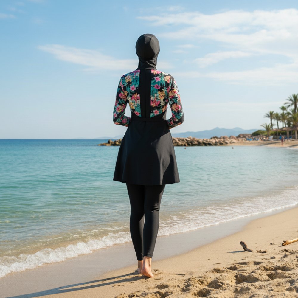 burkini court femme burkini court femme