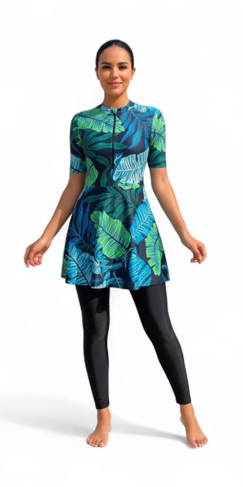 burkini femme demi manche