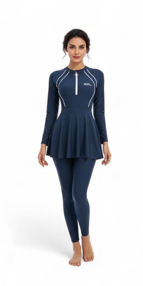 burkini femme bronzant