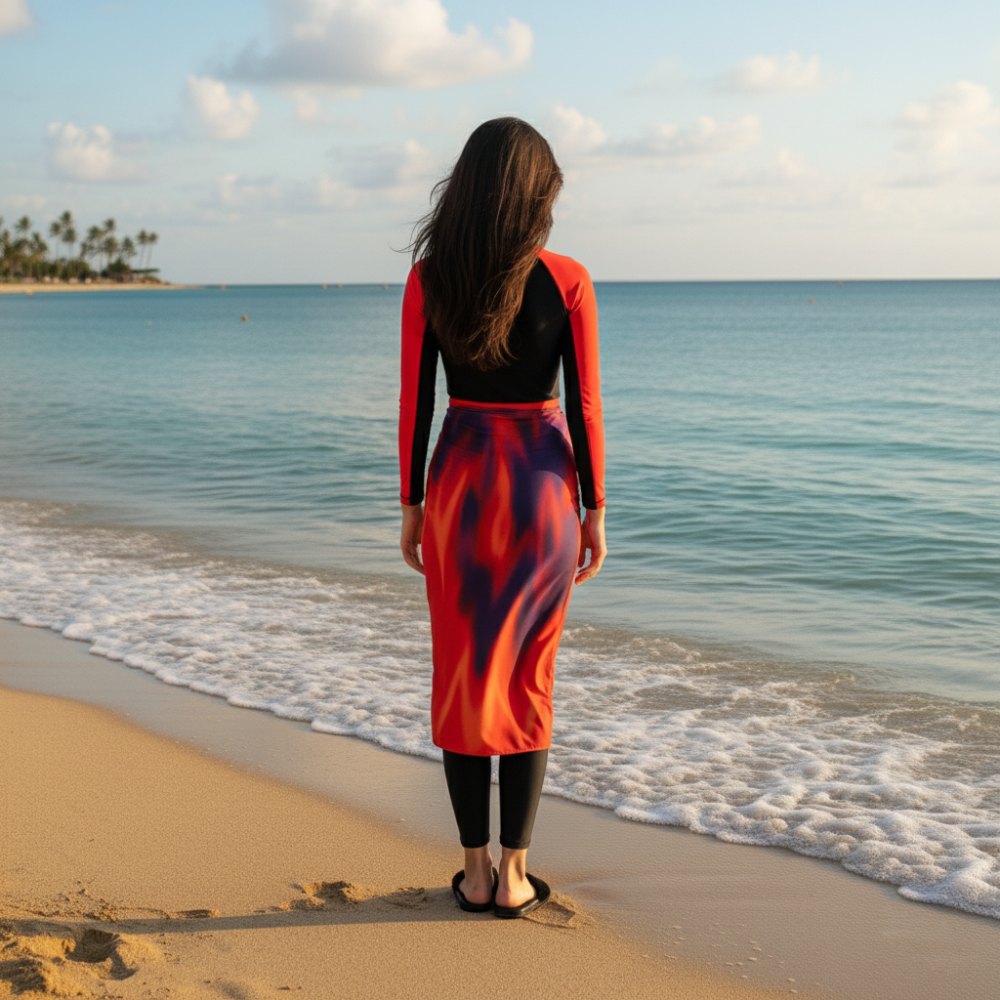 burkini femme avec pareo burkini femme avec pareo