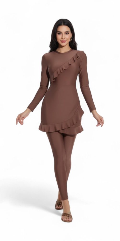 burkini femme marron