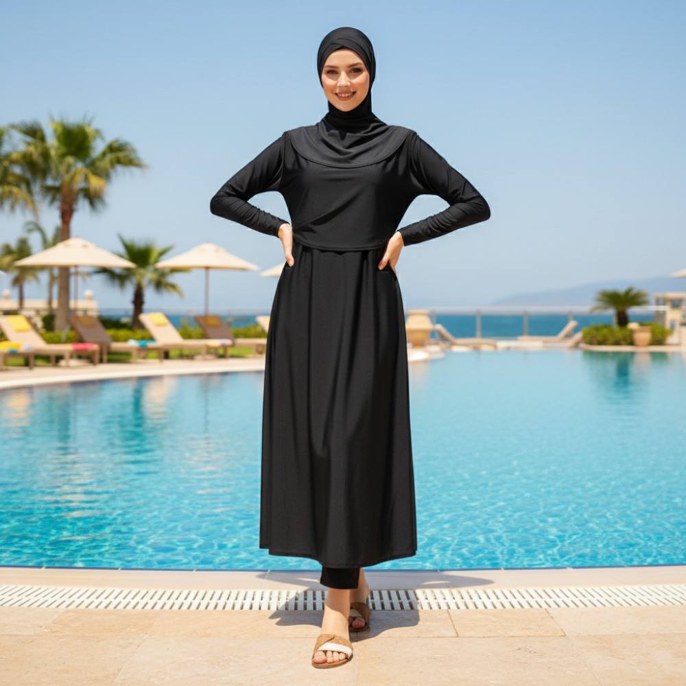 burkini noir femme burkini noir femme