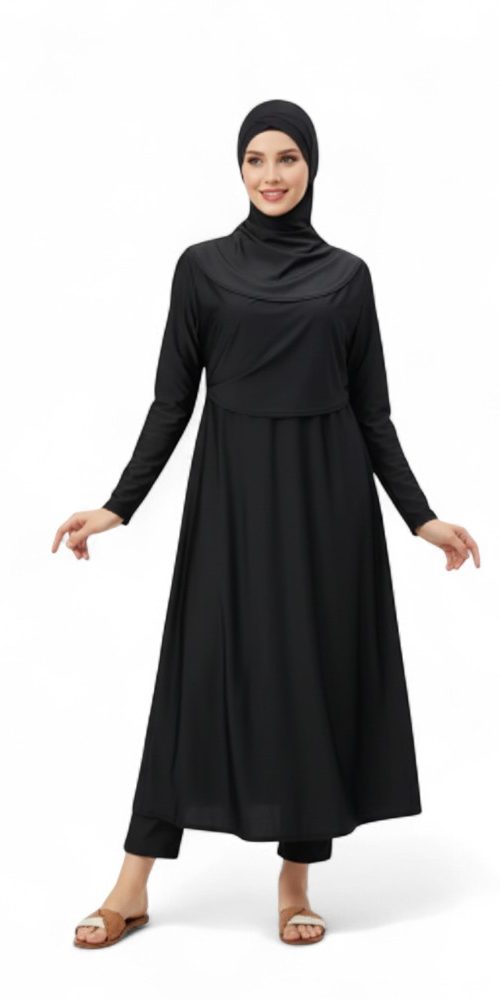 burkini noir femme