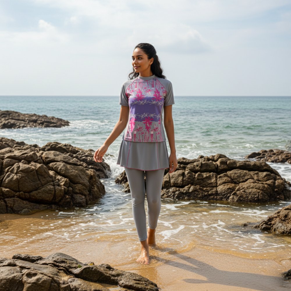 burkini sans hijab manches courtes burkini sans hijab manches courtes