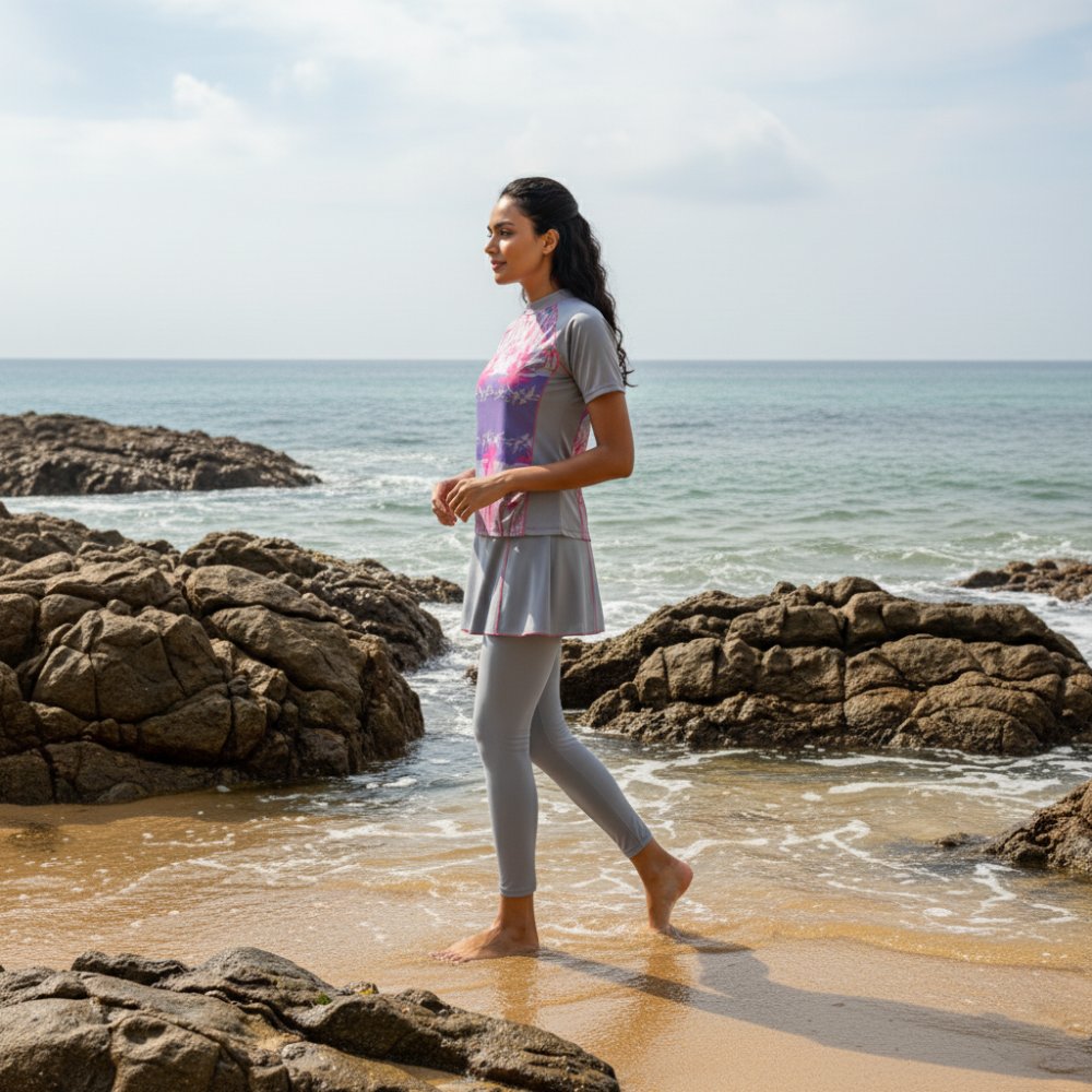 burkini sans hijab manches courtes burkini sans hijab manches courtes